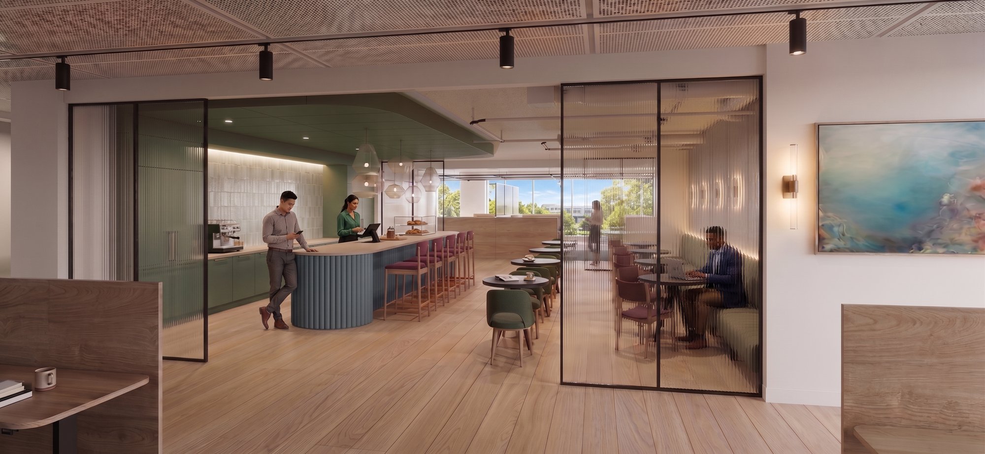 2026_0610_Wellesley Crossing_2nd Floor Mkt_Cafe Rendering W People