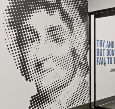 interior wall graphics